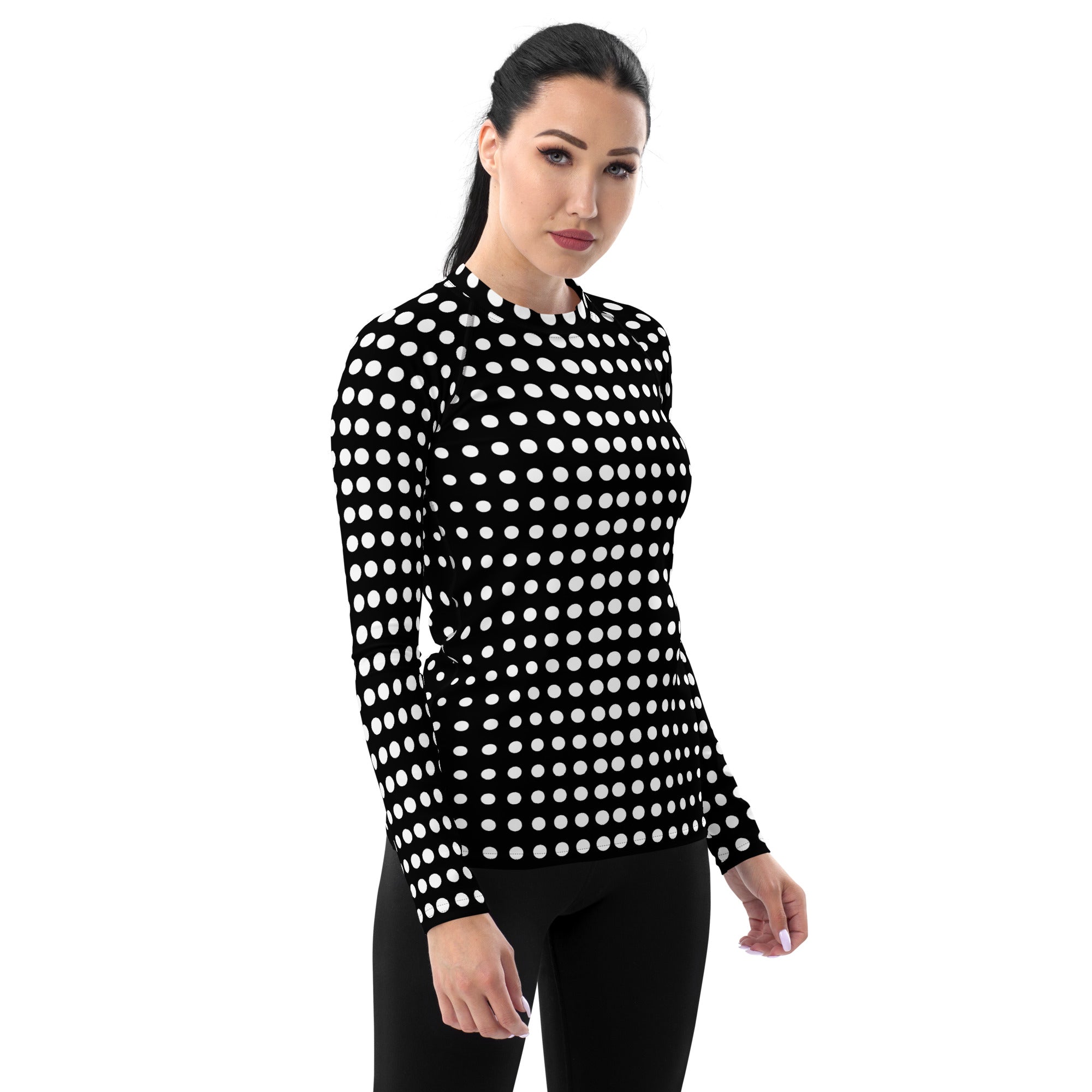 Optical Illusion Performance Rash Guard UPF 50+